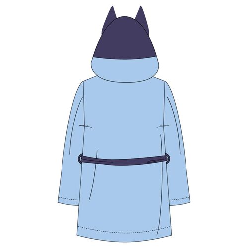Bluey coral fleece robe