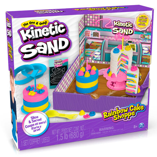 Kinetic Sand Rainbow Cake Shoppe playset