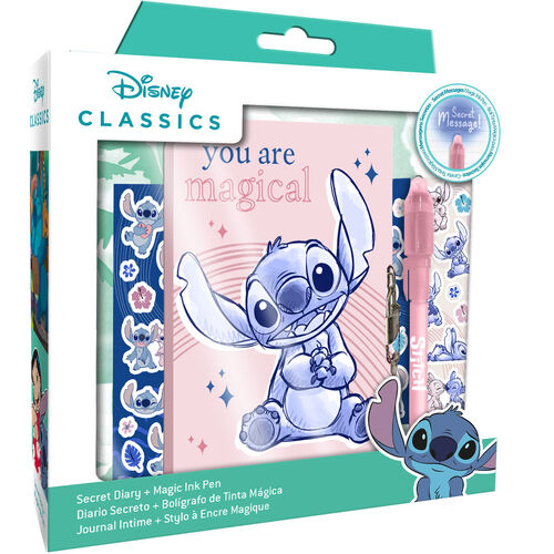 Disney Stitch secret diary + magic pen