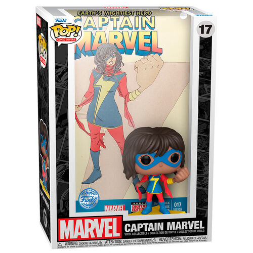 Figura POP Comic Covers Marvel Captain Marvel Exclusive