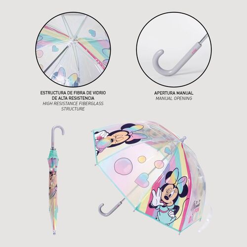Disney Minnie bubble manual umbrella 45cm
