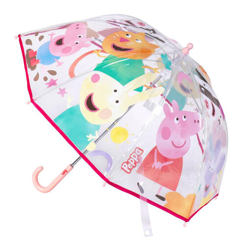 Paraguas manual burbuja Peppa Pig 45cm