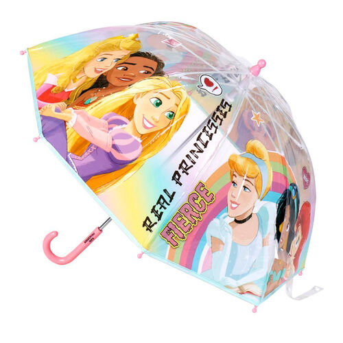 Paraguas manual burbuja Princesas Disney 45cm