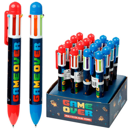 Game Over multicolour pen