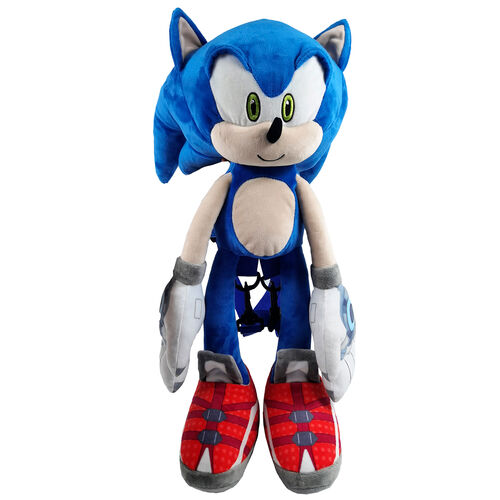 Sonic Plush Backpack Toy, Soft Stuffed Animal Doll, Hedgehog