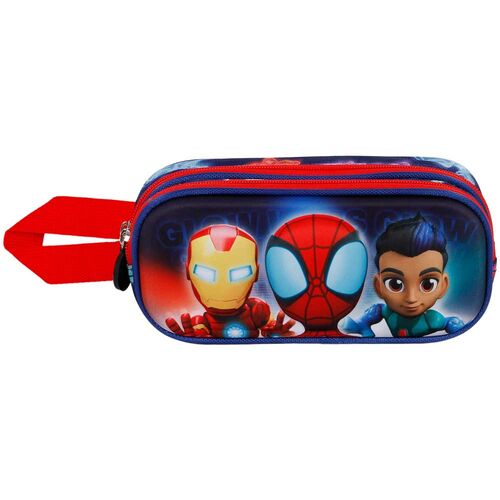 Marvel Spiderman Spidey Glow 3D double pencil case
