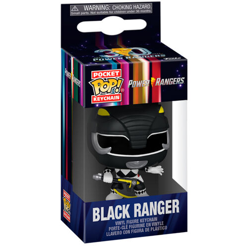 Pocket POP Keychain Power Rangers 30th Anniversary Black Ranger