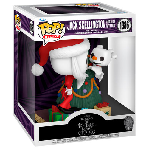 Figura POP Deluxe Disney Pesadilla Antes de Navidad 30th Anniversary Jack Skellington and Zero
