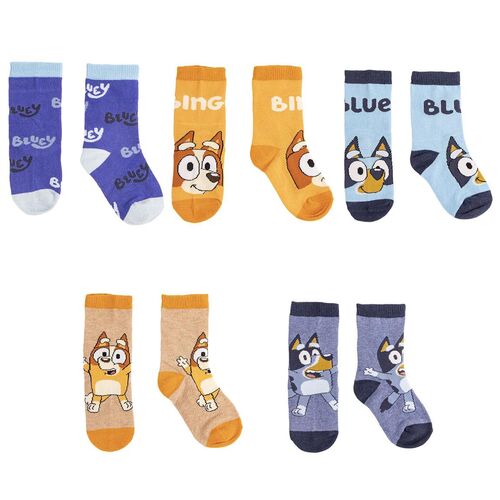 Bluey pack 5 socks