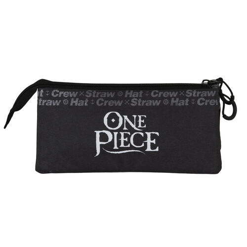 One Piece Pirates triple pencil case