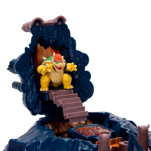 Super Mario Bros Bowser Island Castle playset