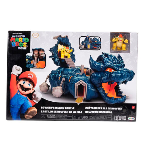 Super Mario Bros Bowser Island Castle playset