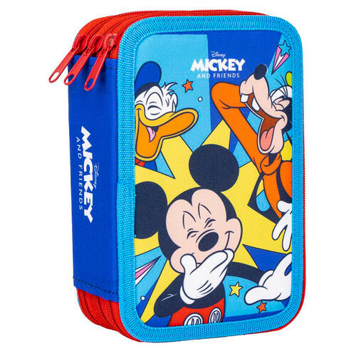 Disney Mickey triple pencil case