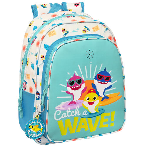 Baby Shark Surfing adaptable backpack musical 33cm