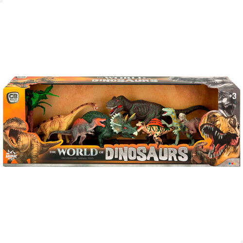 The World Dinosaurs assorted figure set 8pcs