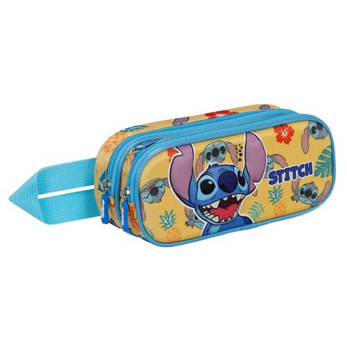 Disney Stitch Grumpy 3D double pencil case