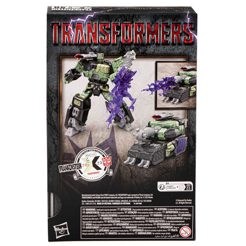 Transformers X Universal Monsters Frankenstein Frankentron figure