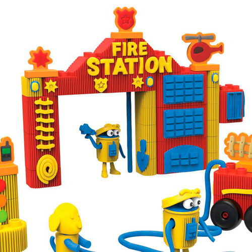 Set de bloques estacion de bomberos Play-Doh
