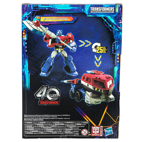 Figura Optimus Prime Animated Universe Voyager Class Legacy United Transformers 17,5cm