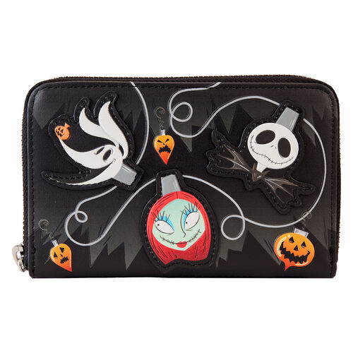 Loungefly Disney Nightmare Before Christmas Tree String Lights Glow wallet