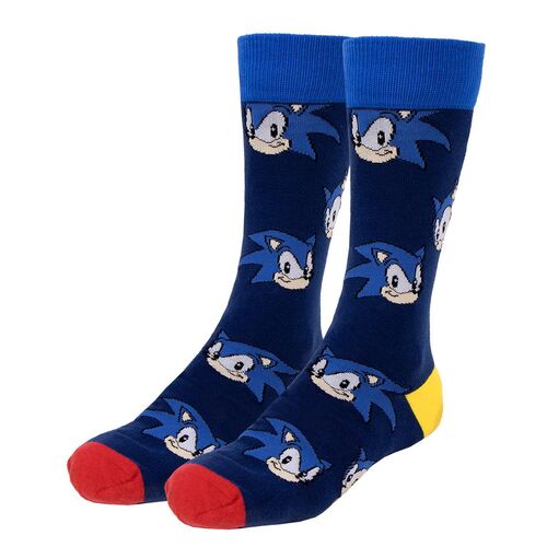 Sonic the Hedgehog pack 3 adult socks