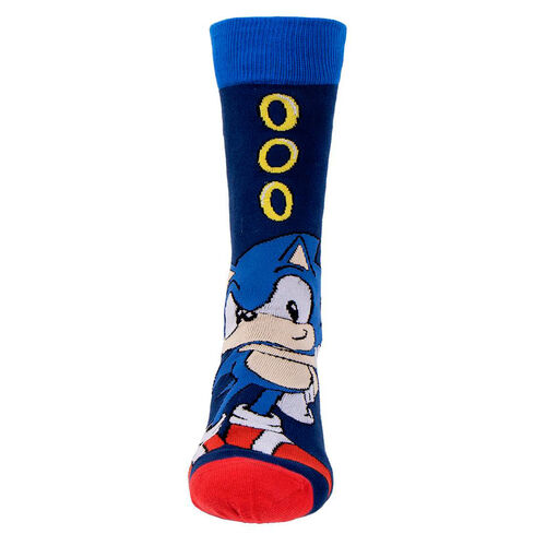Sonic the Hedgehog pack 3 adult socks