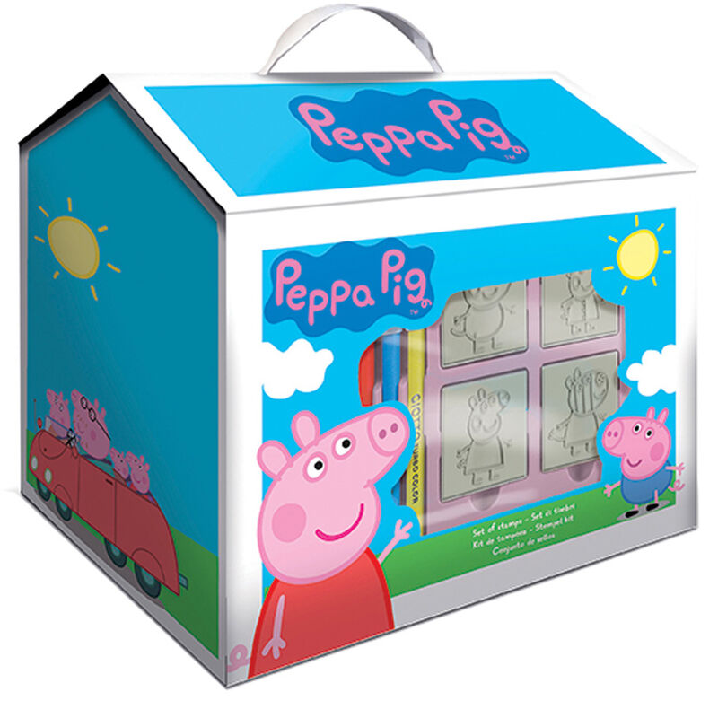 Set papeleria casa Peppa Pig 20pzs