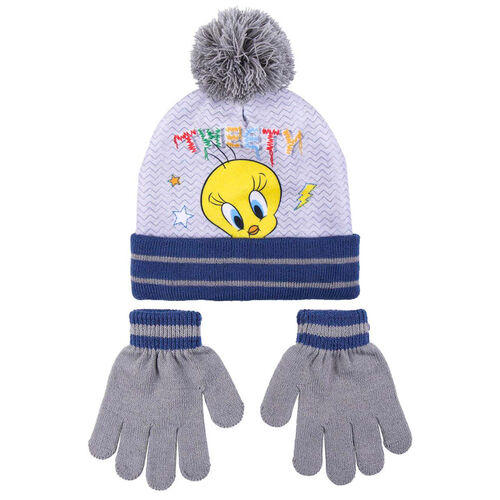 Looney Tunes Tweety hat and gloves set