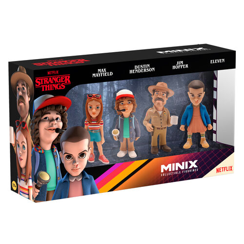 Stranger Things Minix pack 4 figures 7cm