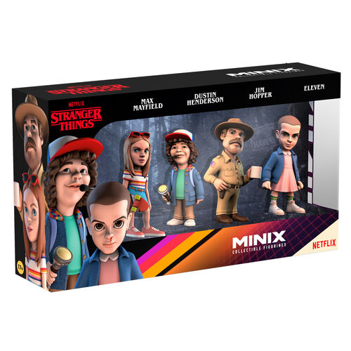 Stranger Things Minix pack 4 figures 7cm