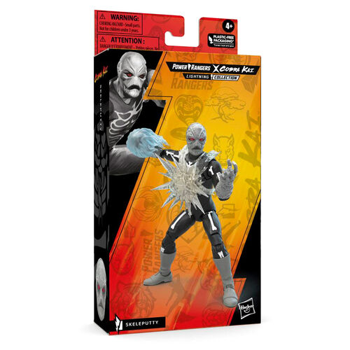 Power Rangers x Cobra Kai Lightning Skeleputty figure 15cm