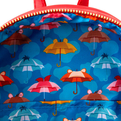 Mochila Rainy Day Puffer Jacket Winnie the Pooh Disney Loungefly 26cm
