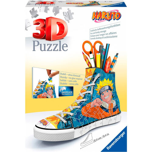 Naruto Shippuden 3D Sneaker puzzle pencil case 112pcs
