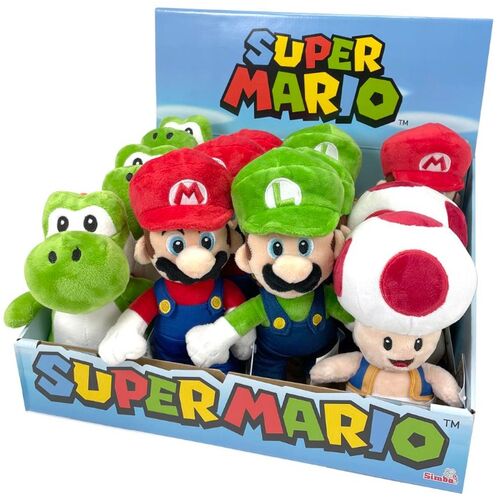 Peluche Super Mario Bros 20cm surtido