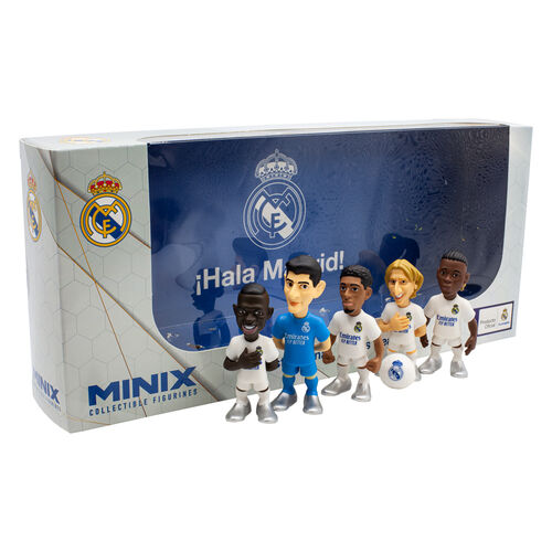 Blister 5 figuras Minix Real Madrid 7cm