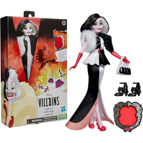 Disney Villains Cruella de Vil doll 28cm
