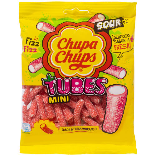 Mini Tubos fresa Chupa Chups bolsa