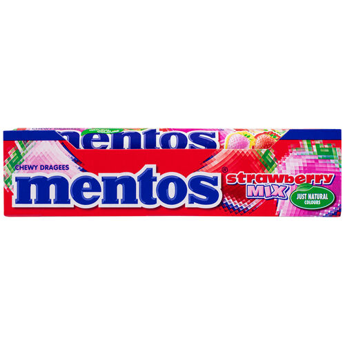 Mentos Strawberry stick candy