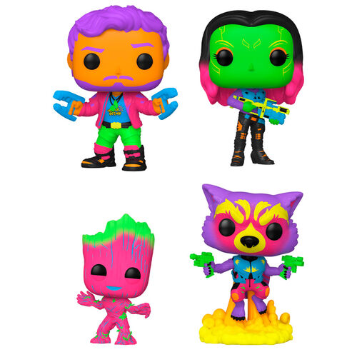 POP pack 4 figures Marvel Guardians of the Galaxy 2 Exclusive