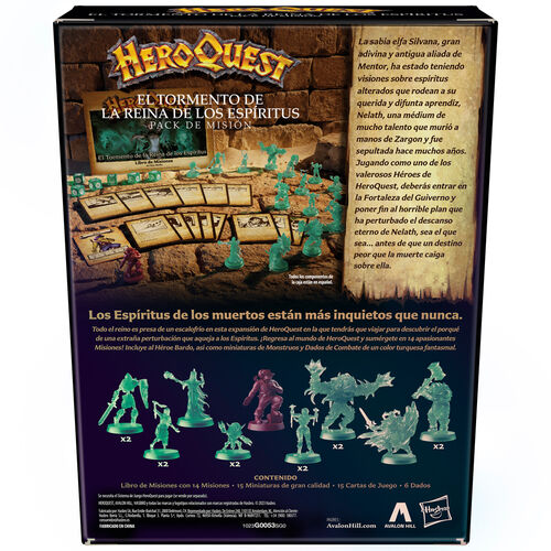 Spanish HeroQuest The Prophecy of Telor Expansion board game