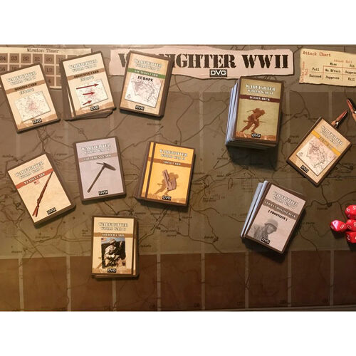 Spanish Warfighter World War II board game