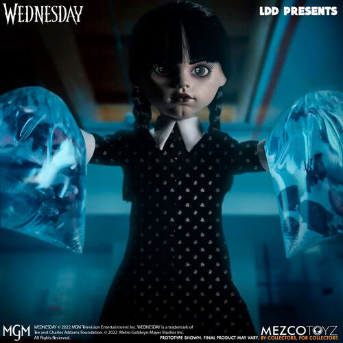 Mueca Miercoles Addams The Living Dead Dolls 25cm