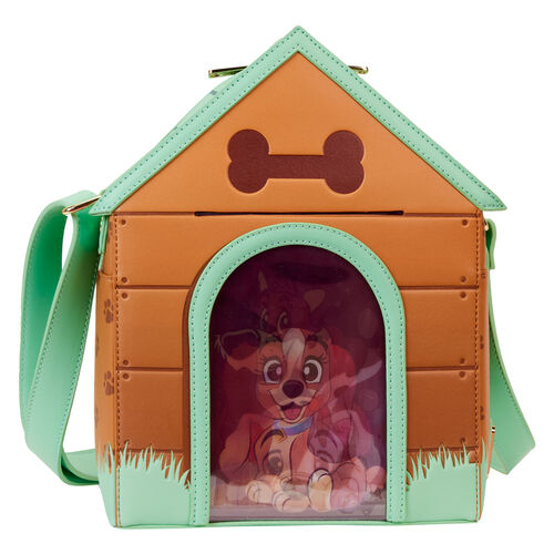 Loungefly Disney I Heart Dogs Dog House Triple Lenticular crossbody bag