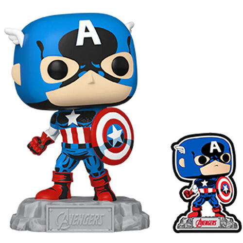 POP figure Marvel Los Vengadores Avengers Captain America Exclusive