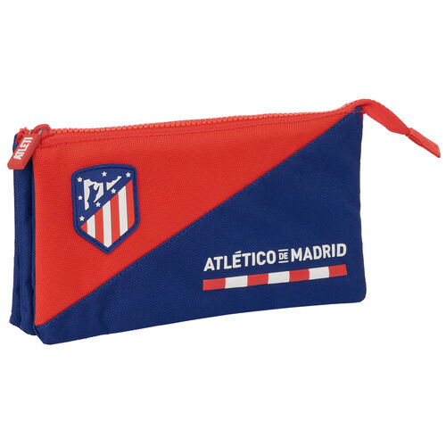 Atletico de Madrid triple pencil case