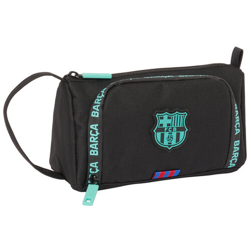 FC Barcelona pencil case with drop-down pocket without stationery