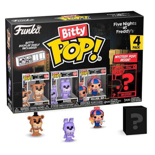Blister 4 figures Bitty POP Five Nights at Freddys Freddy
