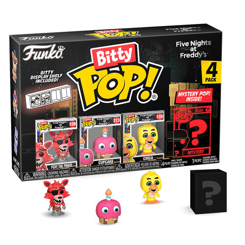 Blister 4 figures Bitty POP Five Nights at Freddys Foxy