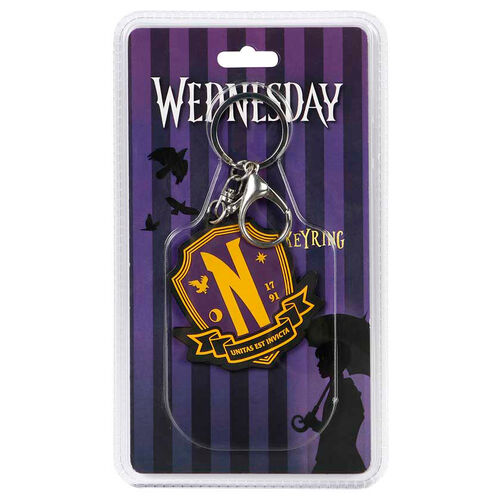 Wednesday Emblem keychain
