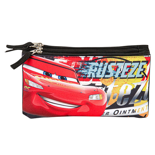 Disney Cars Sponsor triple pencil case